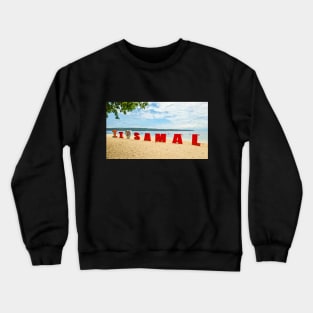 Kaputian Beach, Island Garden City of Samal, Davao del Norte, Mindanao, Philippines Crewneck Sweatshirt